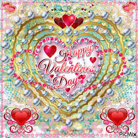 animated heart valentines day image pictures   images