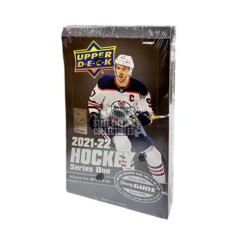 2021 22 Upper Deck Series 1 Hockey Hobby Box Steel City Collectibles