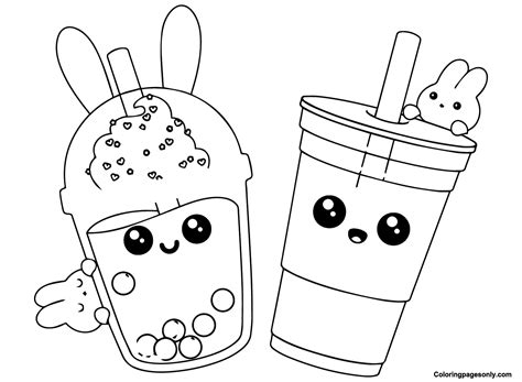 boba tea pictures coloring pages boba tea coloring pages coloring