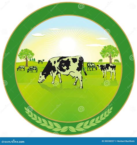 dairy farming label royalty  stock photography image