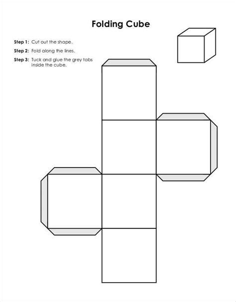 cube cut  template   template