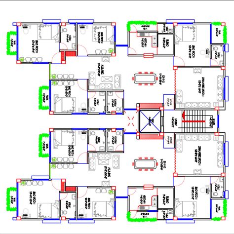 residential building plan cad files dwg files plans  details