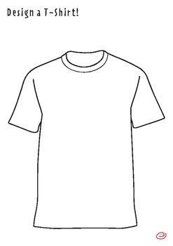 shirt coloring page  drawing activity shirt drawing design