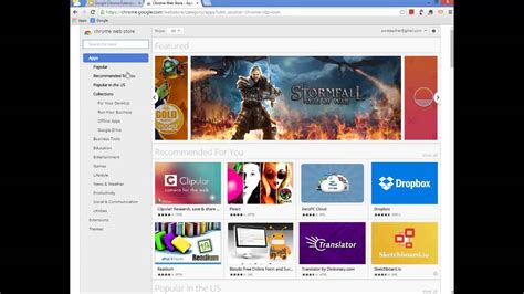 lets find  chrome web store youtube