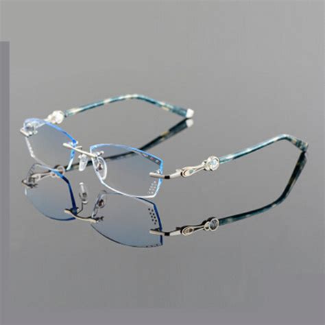 womens rimless glasses frames