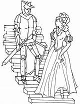 Coloring Medieval Pages Princess Middle Ages Knight Color Times Drawing People Queen Getcolorings Getdrawings Printable sketch template