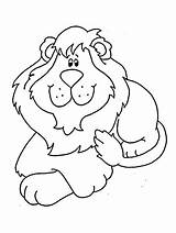 Coloring Pages Lions Animals Lion4 Kids Easily Print sketch template
