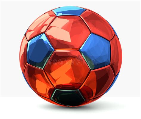 russia ball russian colored soccer football ball  rendering stock