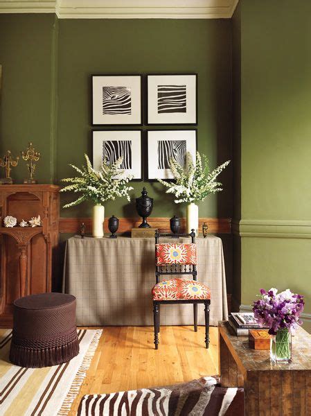 elaine griffin interior design portfolio green wall
