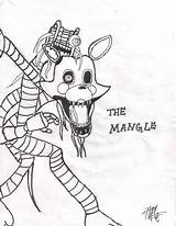 Mangle sketch template