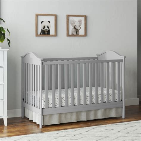 baby relax adele    convertible crib nursery furniture gray