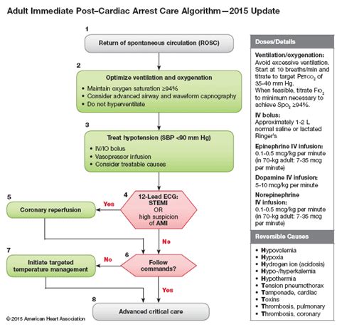Acls Guidelines 2015 Update Adult Immediate Post