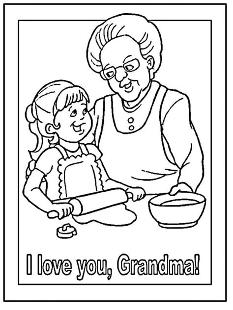 grandparents day coloring pages  printable coloring pages  kids