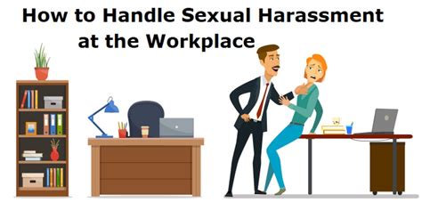how to handle sexual harassment at the workplace