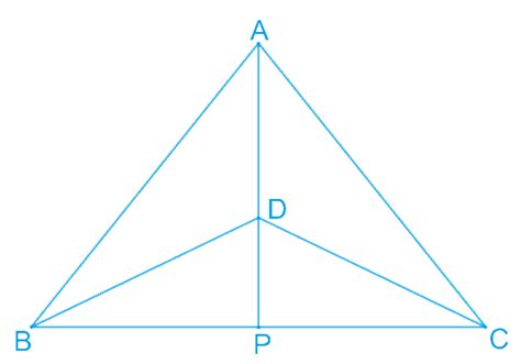 Δabc And Δdbc Are Two Isosceles Triangles On The Same Base Bc And