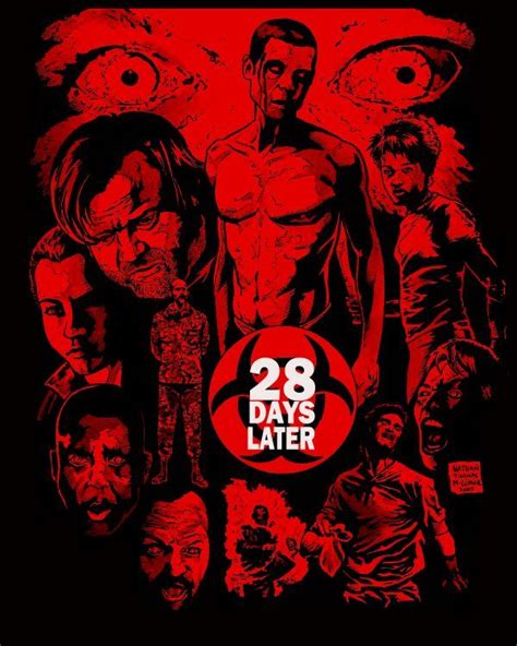 28 days later movie poster nathan milliner zombie stuff pinterest modern classic the