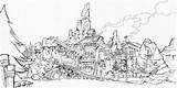 Disneyland Splash Phantom Rides Manor Walt Railroad Castle sketch template