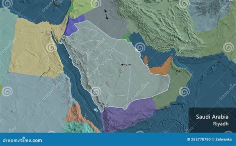 shape  saudi arabia  regional borders administrative lab stock