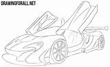Mclaren P1 Gtr Draw Drawing Coloring Pages Colouring Senna Drawingforall Lamborghini Cars Aventador Large Trending Days Last Lessons Rims Make sketch template