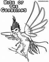 Rise Guardians Coloring Pages Tooth Colorings Fairy Comments sketch template