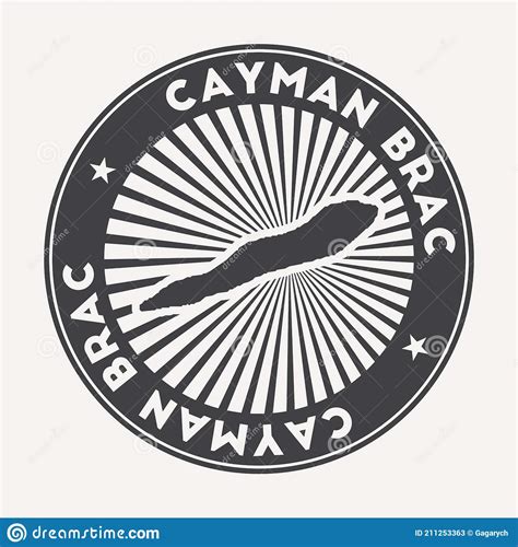 cayman brac  logo stock vector illustration  politics