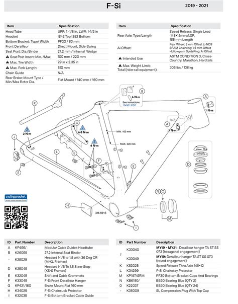 cannondale     parts list  exploded diagram cannondalesparescom