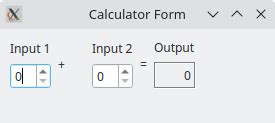 calculator form qt designer manual