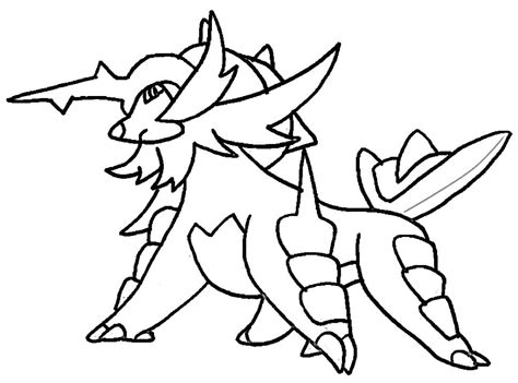 print samurott coloring page  printable coloring pages  kids