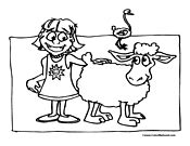 sheep coloring pages
