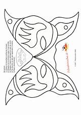 Carnevale Maschera Farfalla Filastrocche sketch template