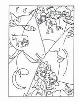 Coloring Pages Matisse Famous Henri Chagall Marc Printable Painting Kids Sheets Arte Book Artwork Colouring Para Color Picasso Artist Artists sketch template