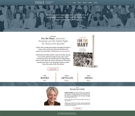 new website dorothy sue cobble author and historian