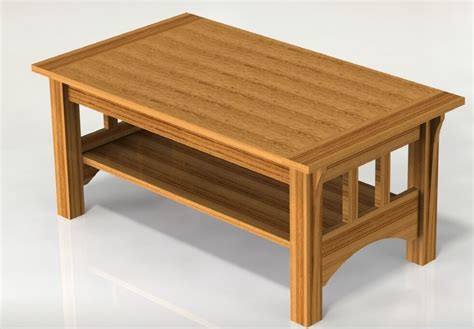mission style coffee table woodworking plans plans