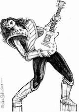 Frehley Drawing Freyman Sketches Drawings sketch template