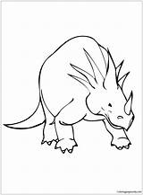 Styracosaurus Cretaceous Coloringpagesonly Centrosaurus sketch template