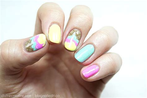 sweet ice cream nails for summer