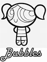 Powerpuff Coloring Bubbles Bubble Buttercup Coloringhome sketch template