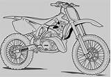 Bike Ktm Motorbike Motorcycle sketch template
