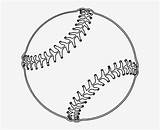 Baseball Outline Transparent Nicepng sketch template