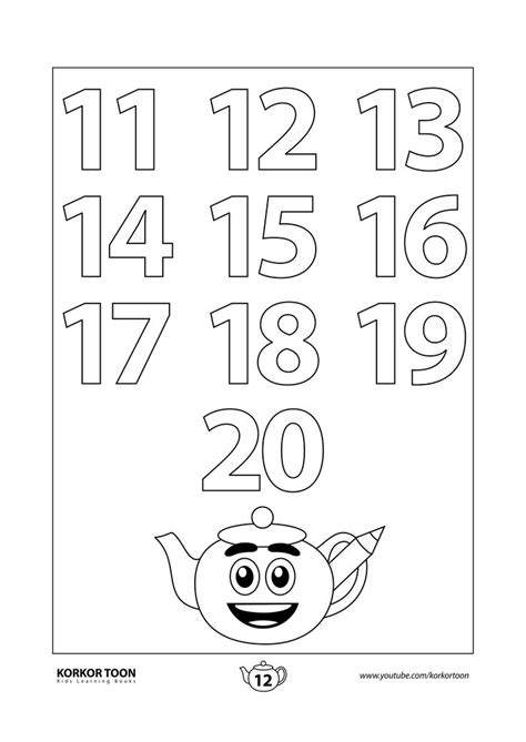 numbers     image   cartoon character