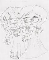 Chucky Tiffany Drawing Coloring Pages Deviantart Twisted Drawings Search Getdrawings Sketch Anime Again Bar Case Looking Don Print Use Find sketch template