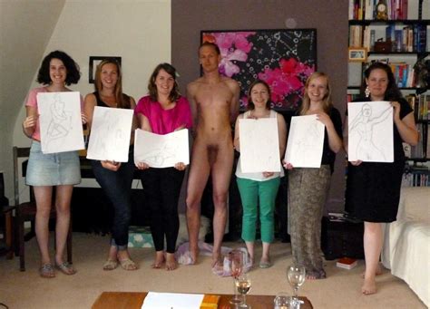 life drawing hen party cfnm