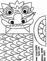 Chinese Bag Paper Craft Crafts Year Kids Dragon Puppet Template Templates Printables Years Puppets Activities Coloring Pages sketch template