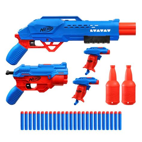 nerf alpha strike mission ops set includes  blasters   targets