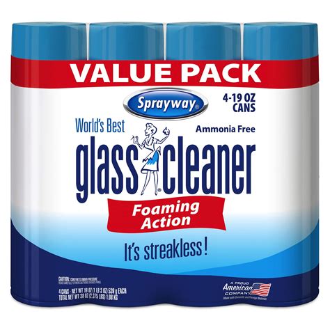 sprayway glass cleaner  pack  oz walmartcom