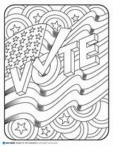 Voting Printables sketch template