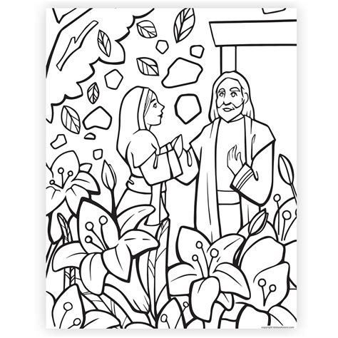 lds easter coloring pages