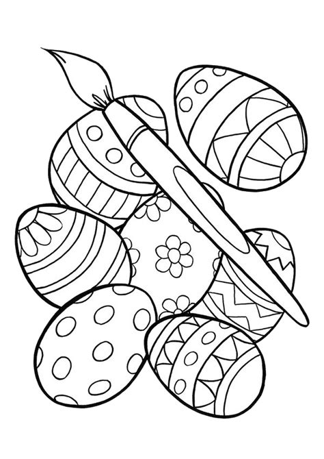 easter coloring page printable