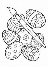 Easter Coloring Pages Printable Kids Egg Print Sheets Printables Book Bunny Visit Eggs sketch template