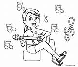 Coloring Music Pages Kids Printable sketch template